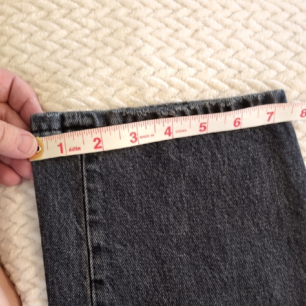 Everlane The 90s Way High Jean High Rise Faded Black 🖤 sz 23 -measures to sz 26 - Picture 14 of 16